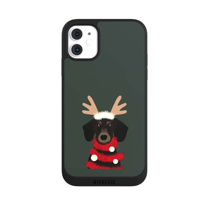 iPhone 11 NIVOpure teckel de Noël
