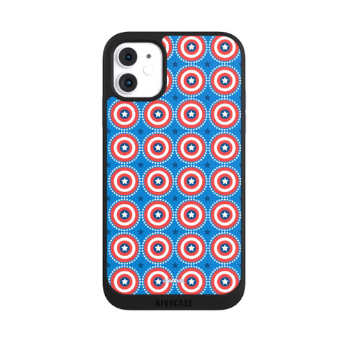 Apple iPhone 11 NIVOpure Captain American Shield Pattern