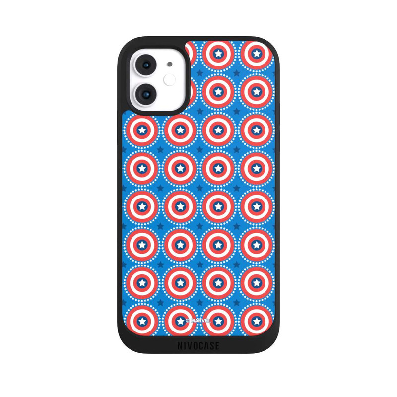 iPhone 11 NIVOpure Captain American Shield Pattern