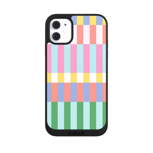 Apple iPhone 11 NIVOpure Checked Theme Pastel