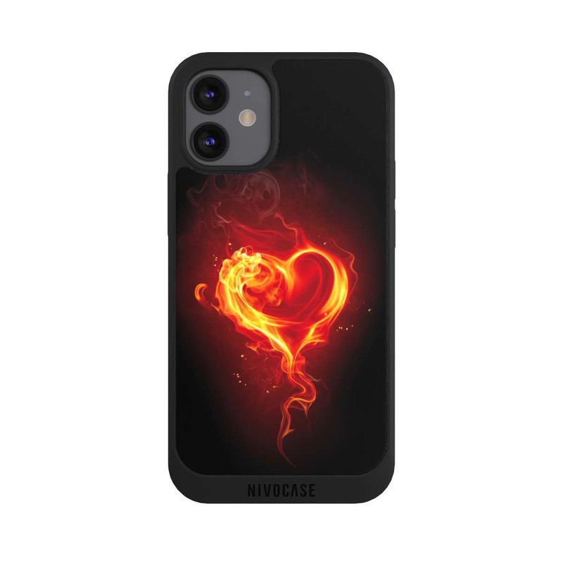 iPhone 12 mini NIVOpure Coeur de Flammes