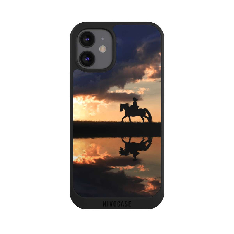 iPhone 12 mini NIVOpure Ausritt im Sonnenuntergang