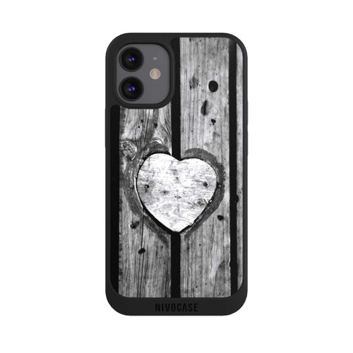 Apple iPhone 12 mini NIVOpure Hölzernes Herz