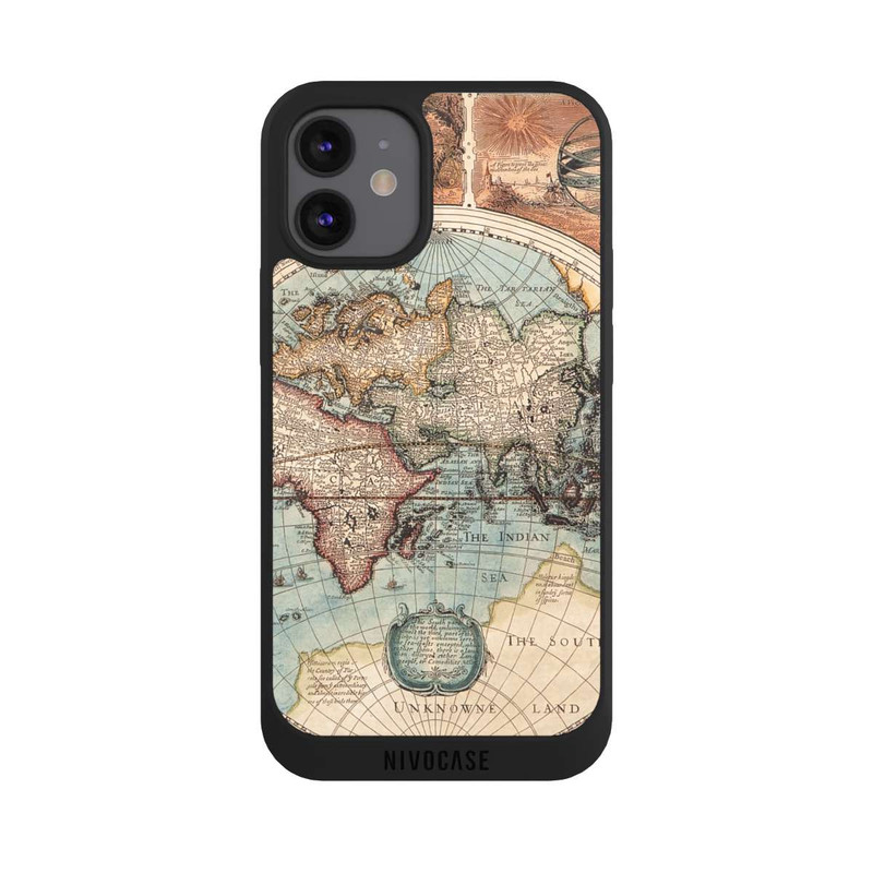 iPhone 12 mini NIVOpure Carte du Monde Ancienne