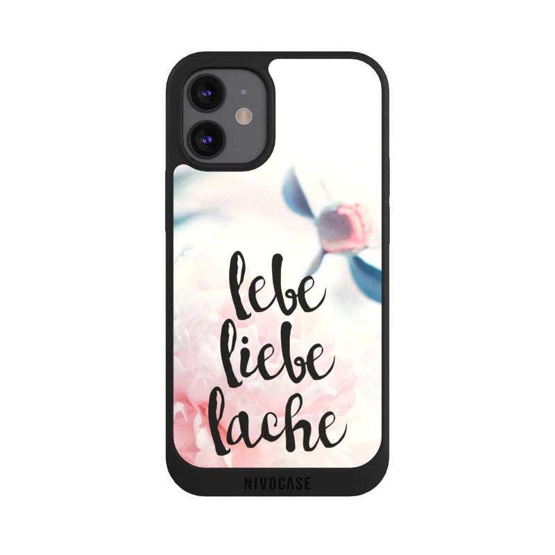 iPhone 12 mini NIVOpure Lebe Liebe Lache - Roses