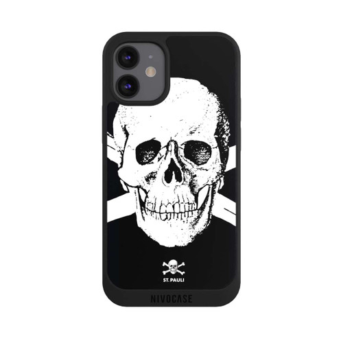 Apple iPhone 12 mini NIVOpure FC St.Pauli CloseupSkull