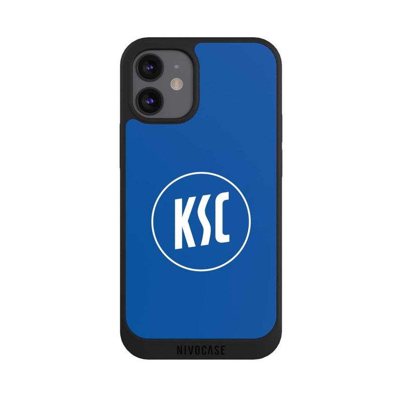 iPhone 12 mini NIVOpure KSC Logo auf Blau