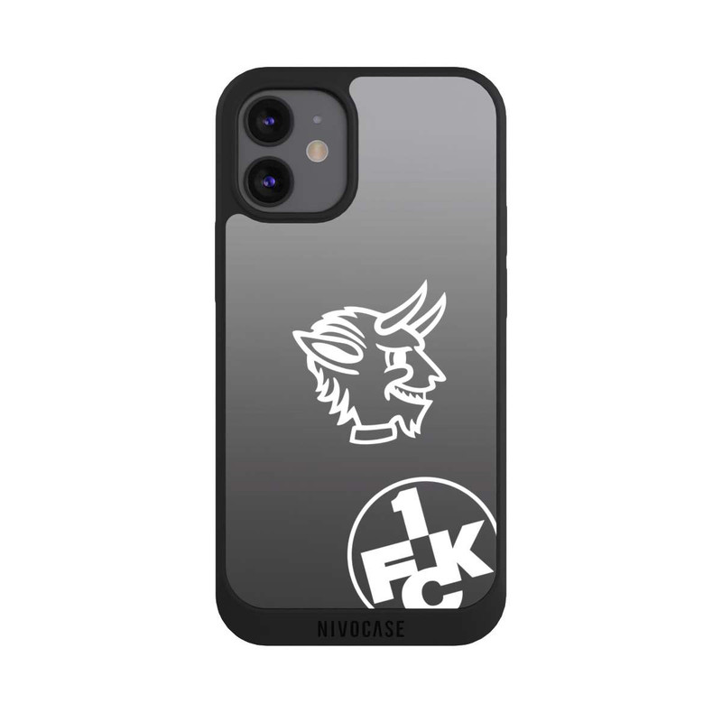 iPhone 12 mini NIVOpure Teufelskopf FCK auf Schwarz