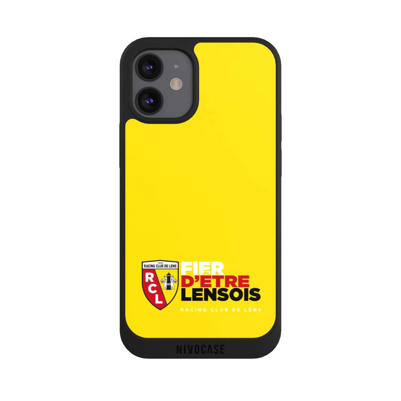 iPhone 12 mini NIVOpure RCL-Logo Gelb Unten