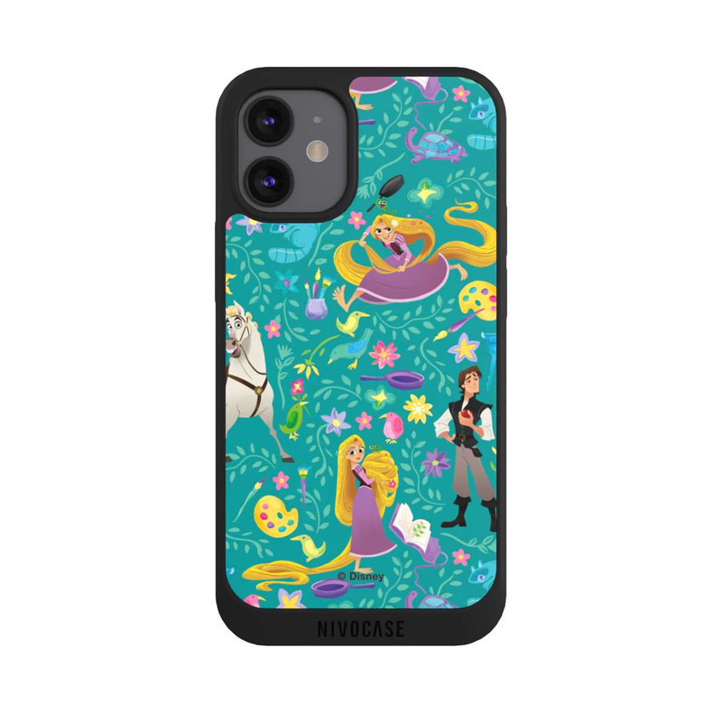 iPhone 12 mini NIVOpure Raiponce Motif Bleu