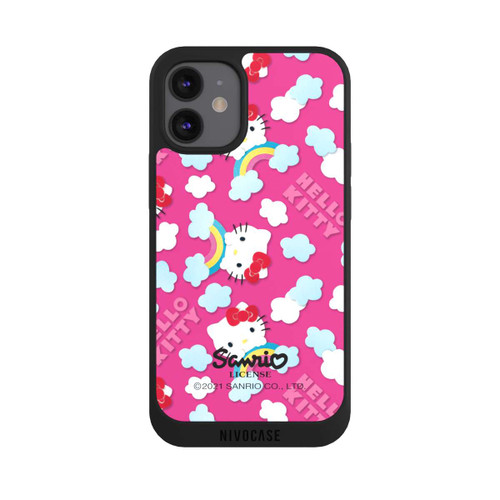 Apple iPhone 12 mini NIVOpure Hello Kitty Regenbogenmuster