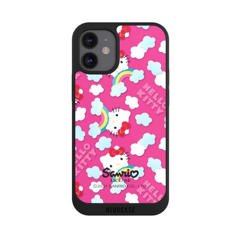 iPhone 12 mini NIVOpure Hello Kitty Regenbogenmuster