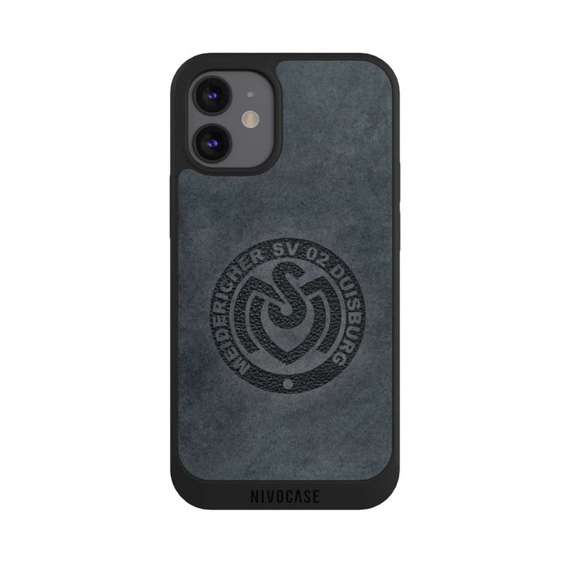 iPhone 12 mini NIVOpure Leder und Beton MSV