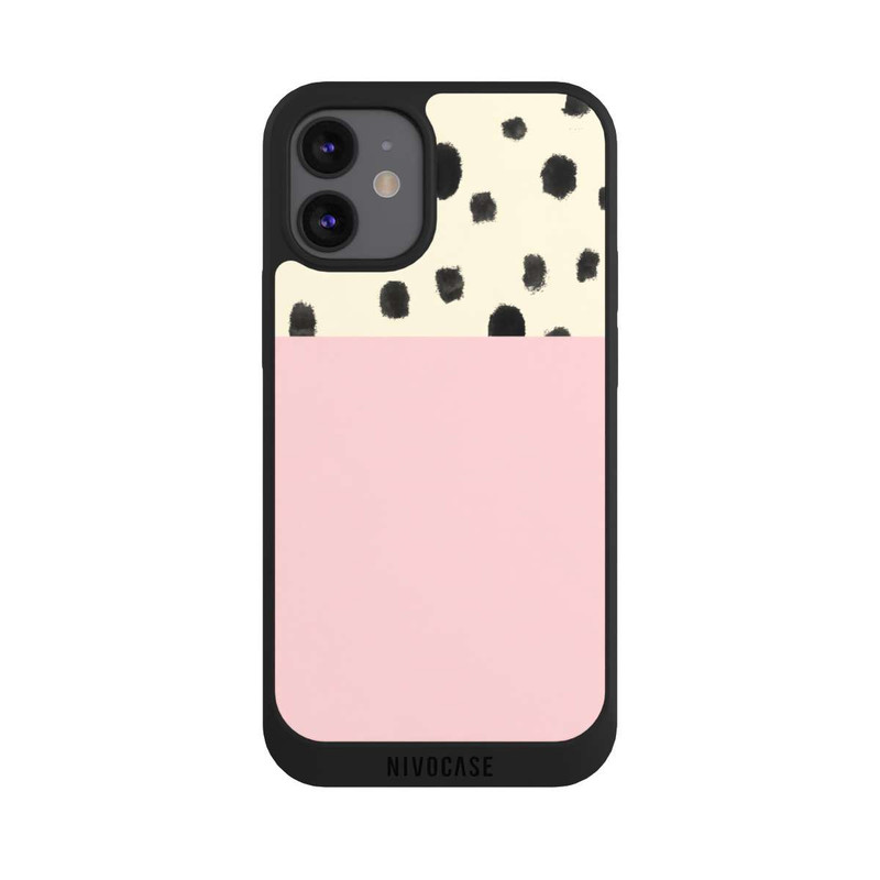 iPhone 12 mini NIVOpure Punkte und Rosa
