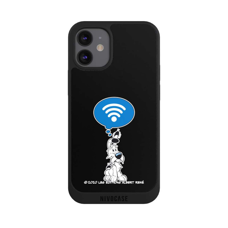 iPhone 12 mini NIVOpure Idéfix WI-FI Sur Fond Noir