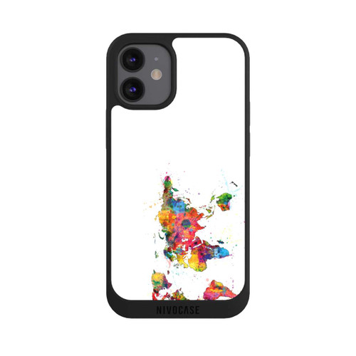 Apple iPhone 12 mini NIVOpure World Map Splash