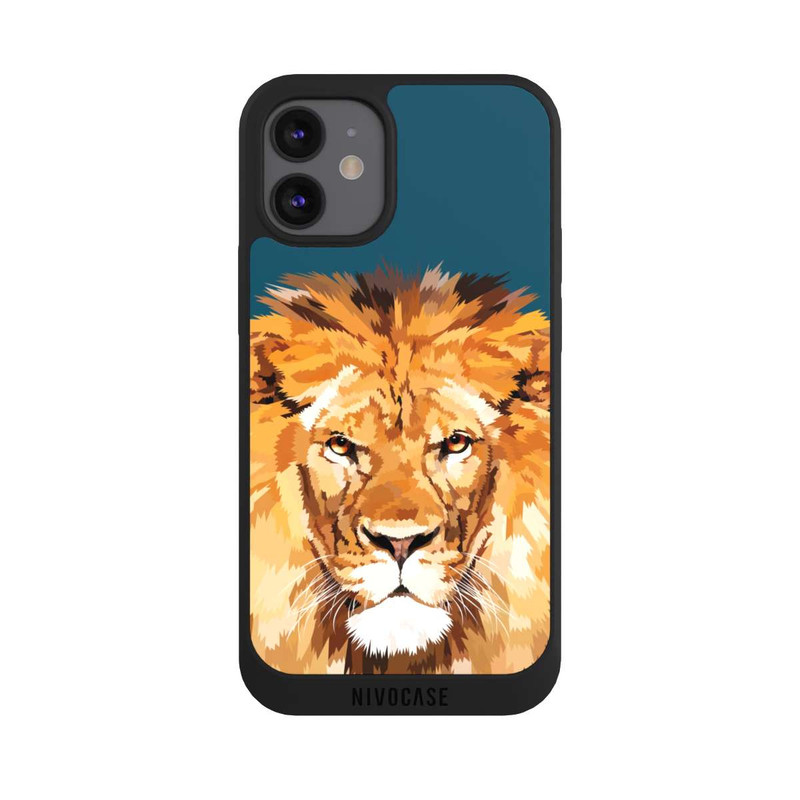 iPhone 12 mini NIVOpure Löwe Nahaufnahme