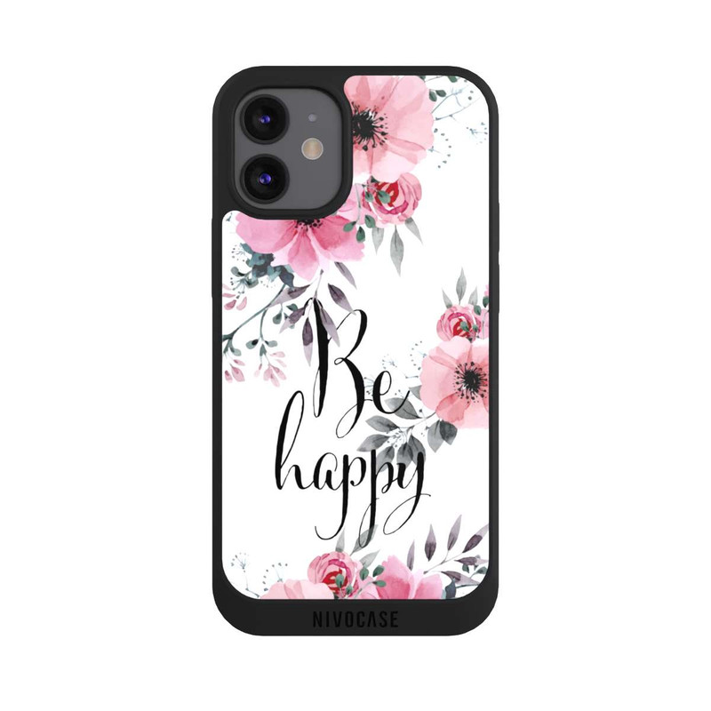 iPhone 12 mini NIVOpure Be Happy Blumen