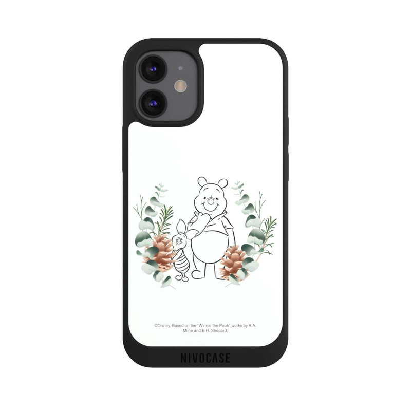iPhone 12 mini NIVOpure Green Love Ourson et Porcinet