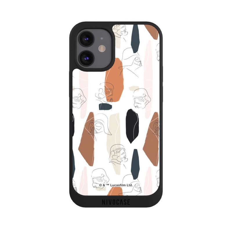 iPhone 12 mini NIVOpure Dunkle Seite Line Art