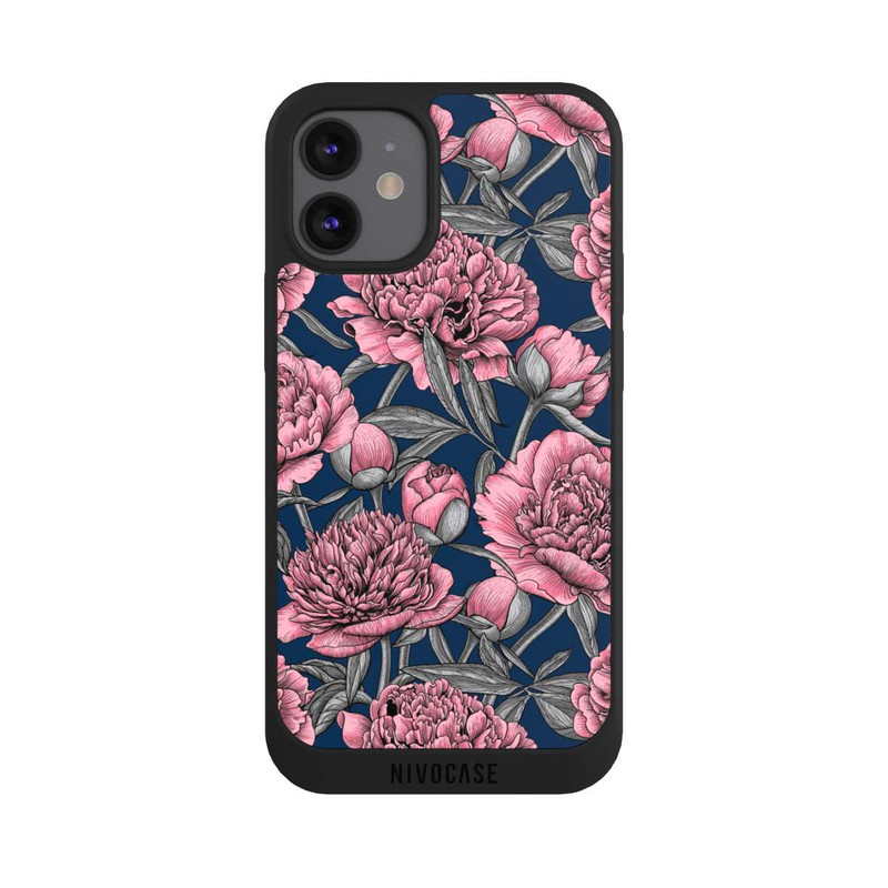 iPhone 12 mini NIVOpure Jardin de pivoines de nuit 4