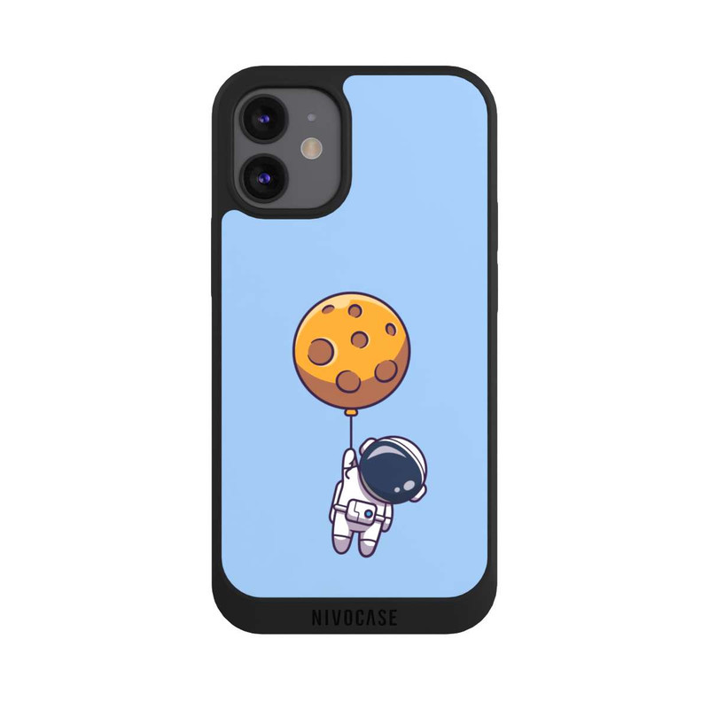 iPhone 12 mini NIVOpure Astronaute avec Ballon Lune