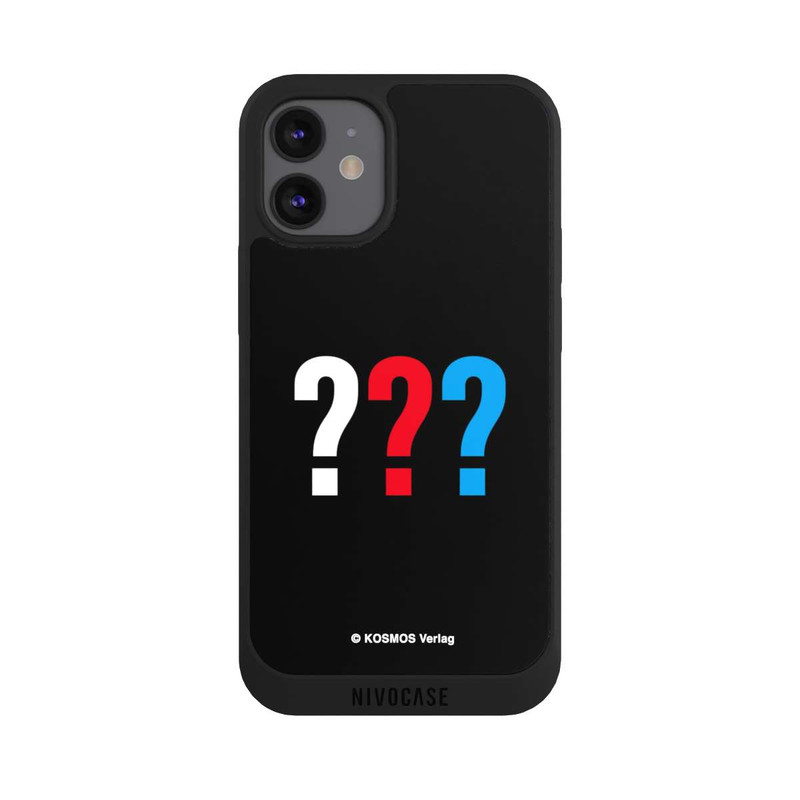 iPhone 12 mini NIVOpure Drei Fragezeichen Logo