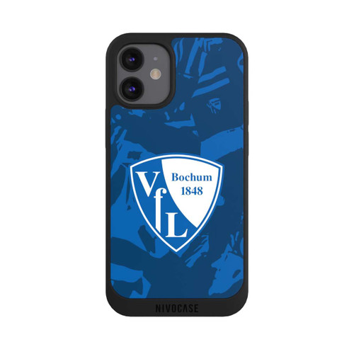 Apple iPhone 12 mini NIVOpure VfL Bochum Blaues Muster