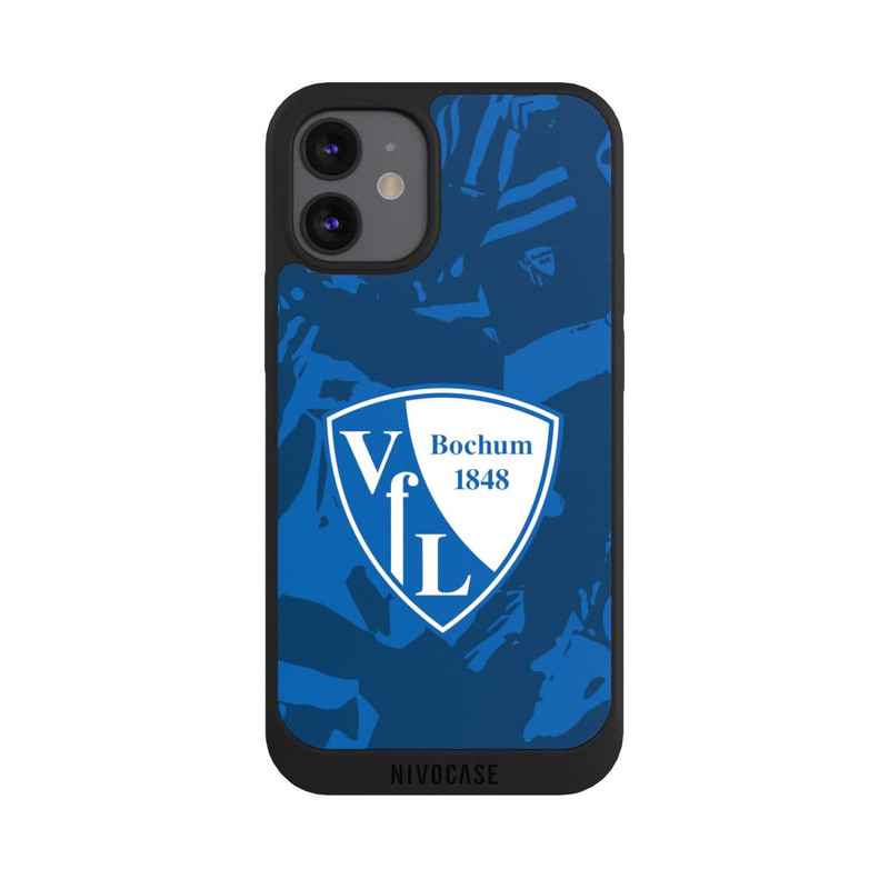 iPhone 12 mini NIVOpure VfL Bochum Blaues Muster