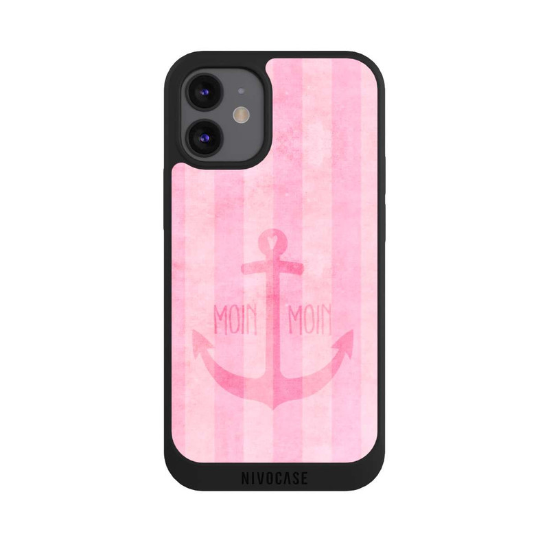 iPhone 12 mini NIVOpure Moin Moin Stripes Pink