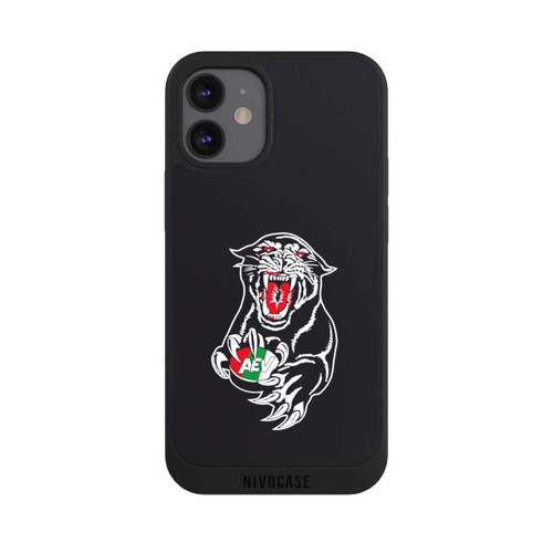 Apple iPhone 12 mini NIVOpure Augsburger Panther Logo Schwarz