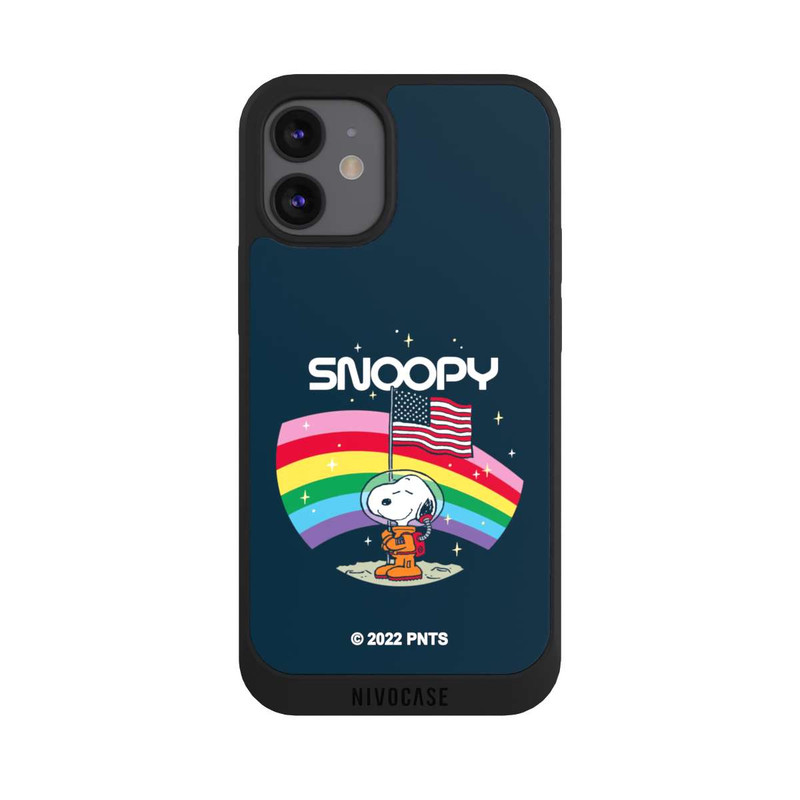 iPhone 12 mini NIVOpure Snoopy Space Traveller Rainbow