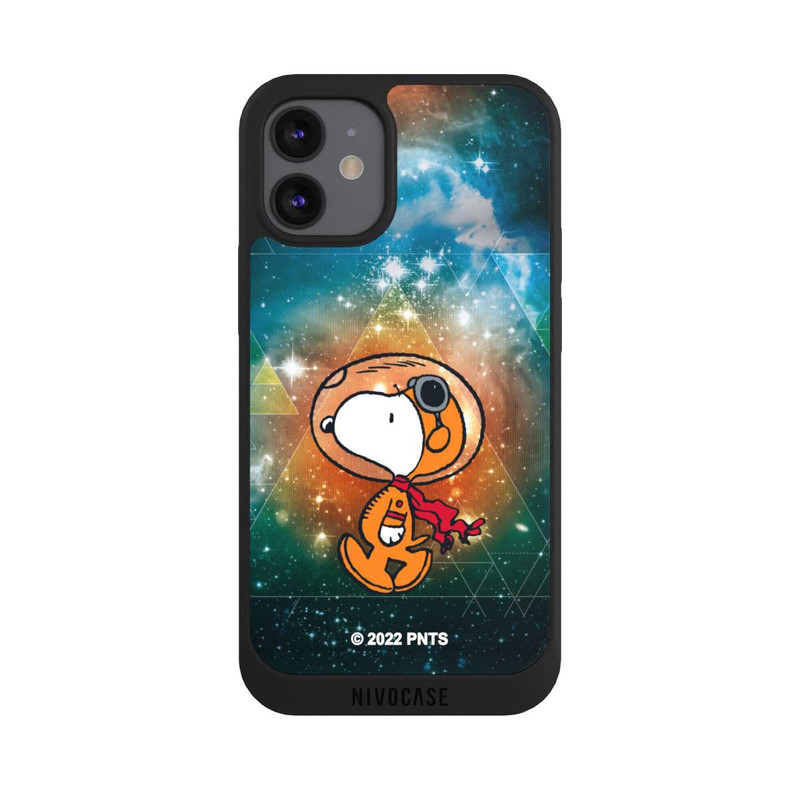 iPhone 12 mini NIVOpure Snoopy Space Traveller Green
