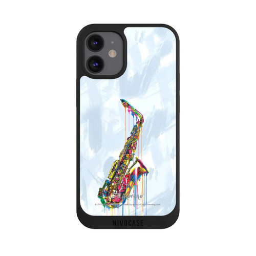 Apple iPhone 12 mini NIVOpure Saxophone Art By P.D. Moreno
