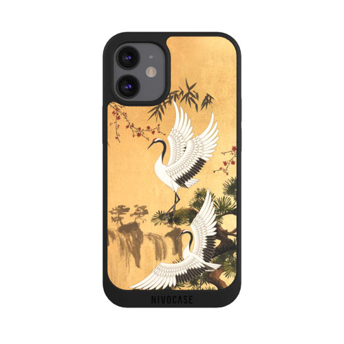 Apple iPhone 12 mini NIVOpure Cranes Gold Japan 2