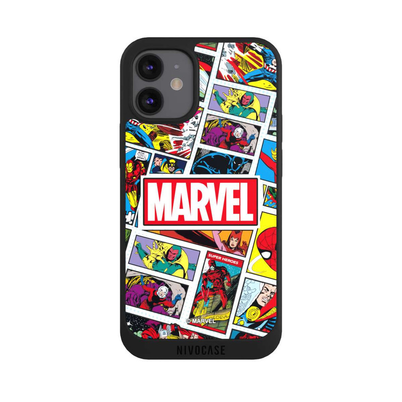 iPhone 12 mini NIVOpure Marvel Comic Pattern