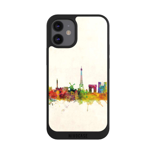 Apple iPhone 12 mini NIVOpure Paris Skyline Vintage Background
