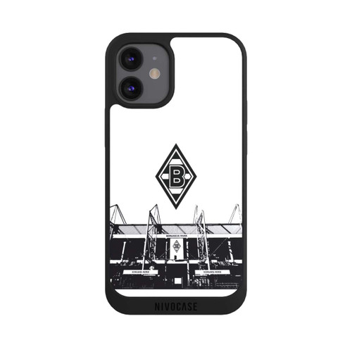 Apple iPhone 12 mini NIVOpure Borussia-Park Schwarz und Weiß