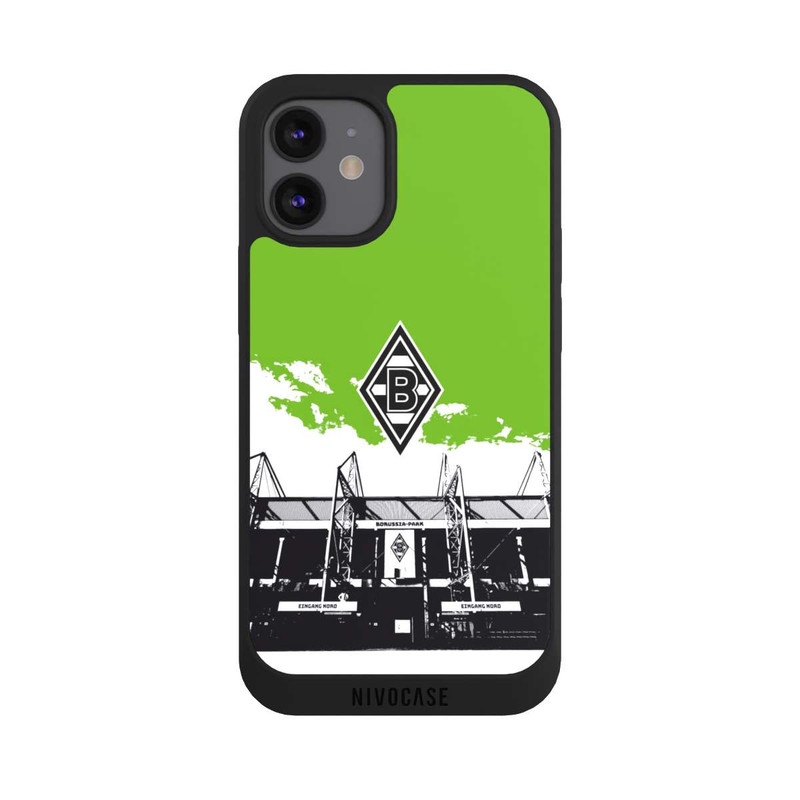 iPhone 12 mini NIVOpure Borussia-Park Schwarz Weiß Grün