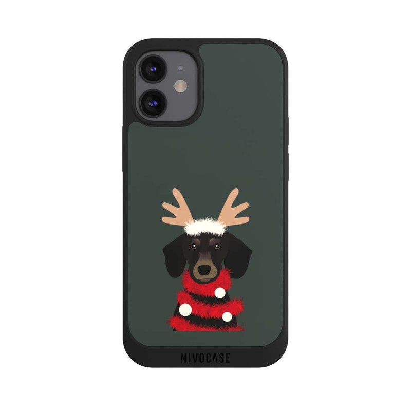 iPhone 12 mini NIVOpure weihnachtlicher Dackel