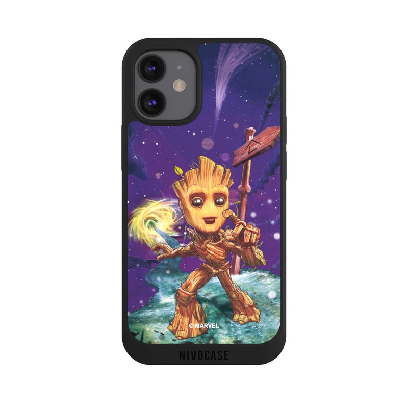 iPhone 12 mini NIVOpure Baby Groot Galaxy Touch