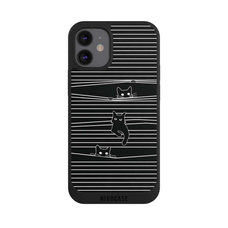 iPhone 12 mini NIVOpure Cats Peeping