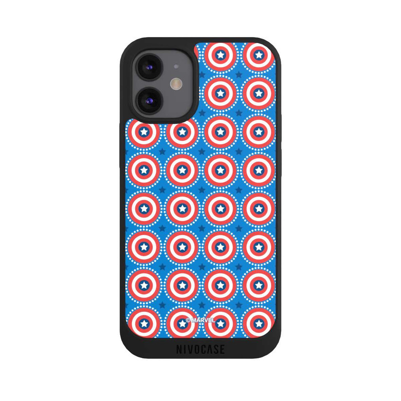 iPhone 12 mini NIVOpure Captain American Shield Pattern
