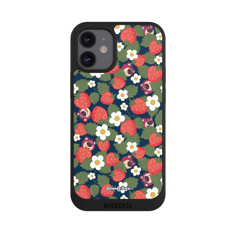 iPhone 12 mini NIVOpure Lotso Toy Story Strawberry Flower Pattern