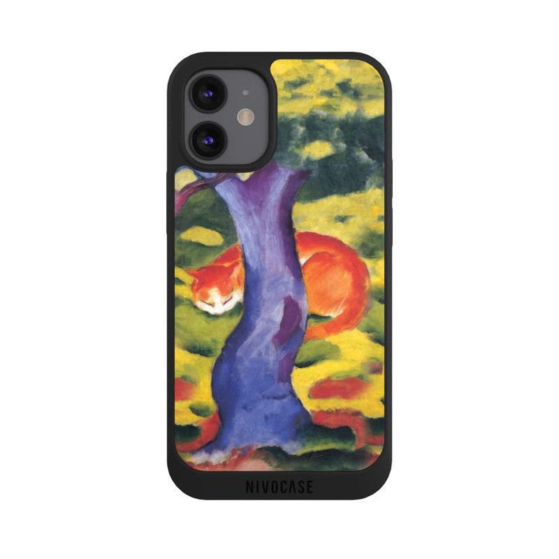 iPhone 12 mini NIVOpure Katze hinter Einem Baum von Franz Marc