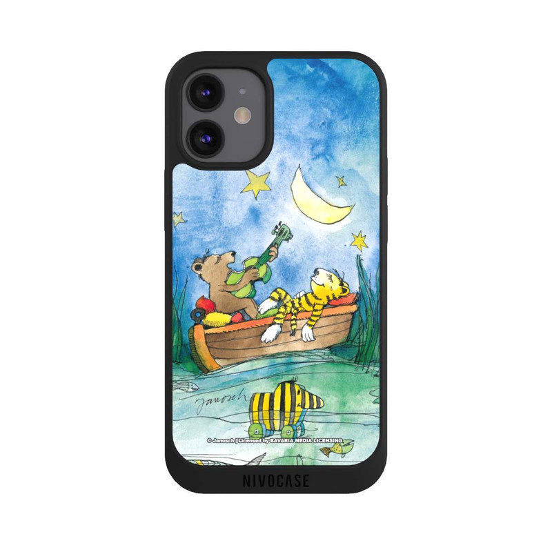 iPhone 12 mini NIVOpure Bär und Tiger im Mondschein