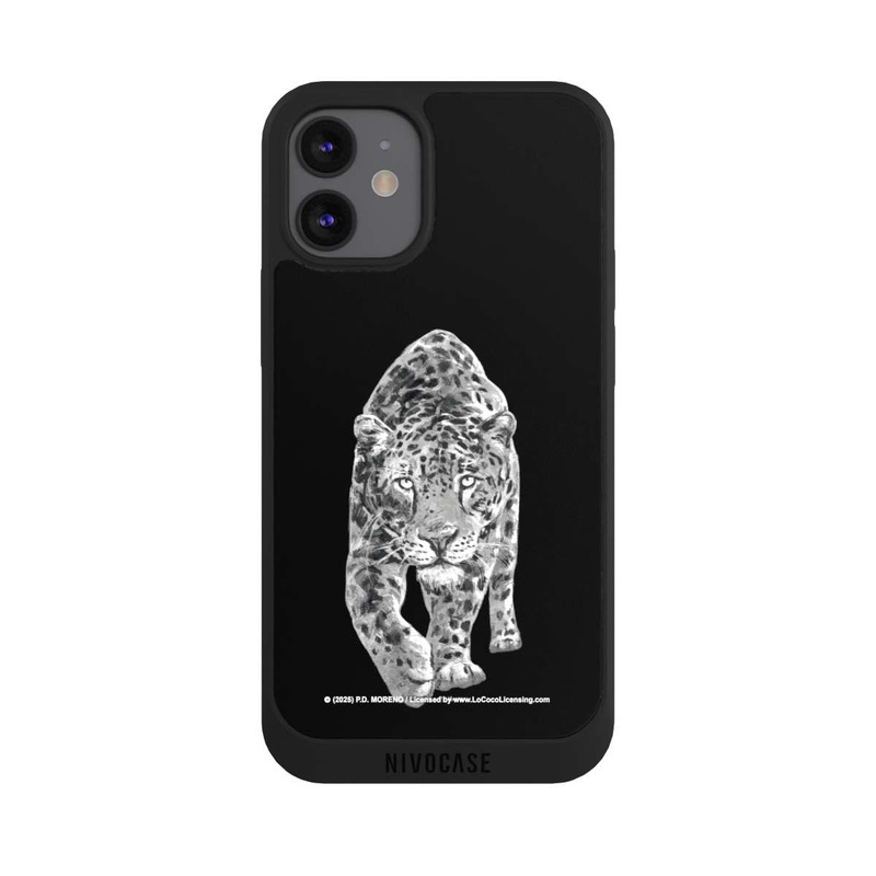 iPhone 12 mini NIVOpure Leopard Schwarz