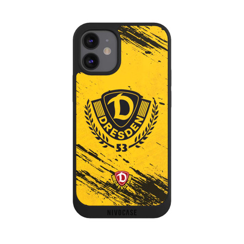 Apple iPhone 12 mini NIVOpure Dynamo Dresden Gelb Schwarz