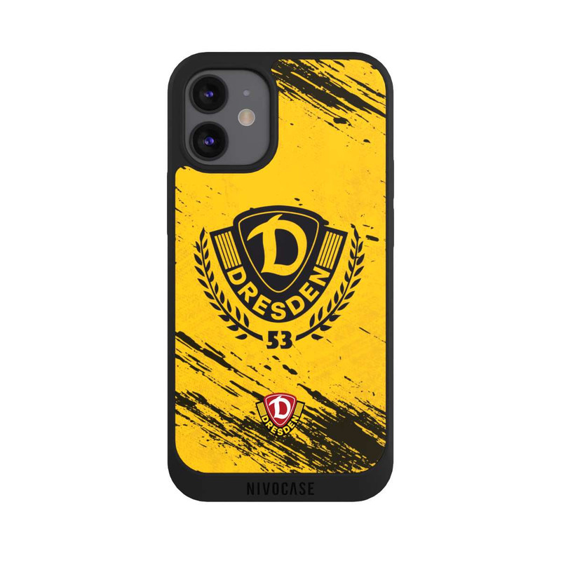 iPhone 12 mini NIVOpure Dynamo Dresden Gelb Schwarz