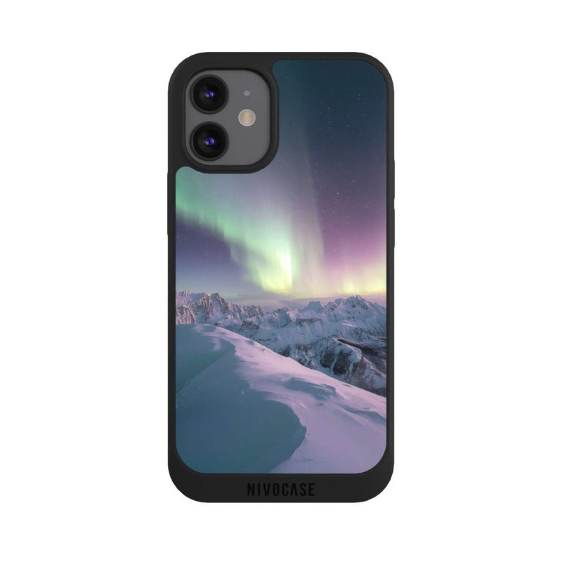 iPhone 12 mini NIVOpure Aurore Boréale Magique avec IA